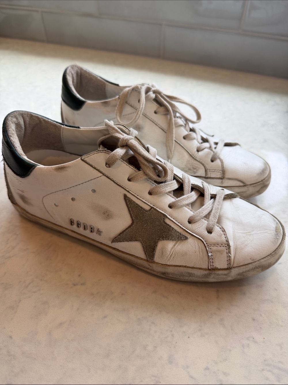 Golden Goose Super-Star
White Green Grey Suede Patch 38 / 8